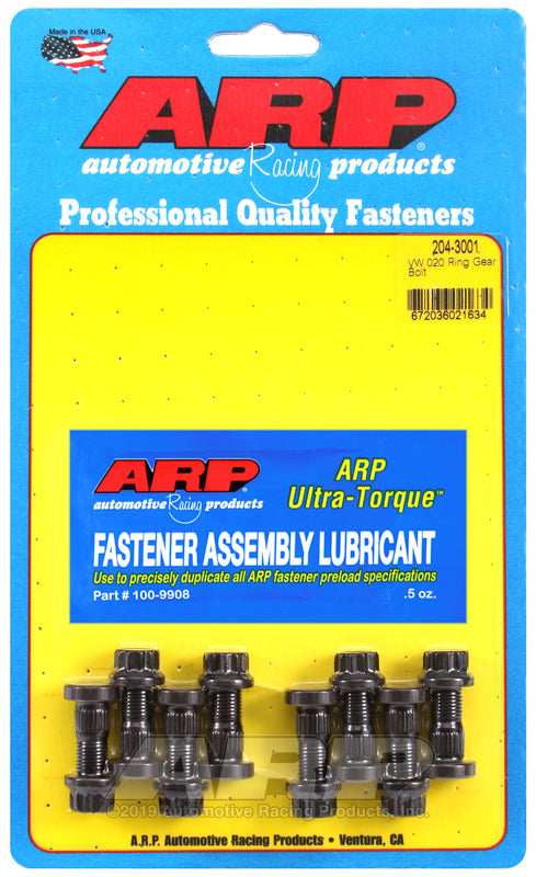 Ring Gear Bolt Kit 12pt 9mm x 1.0 x 1.200 VW 020