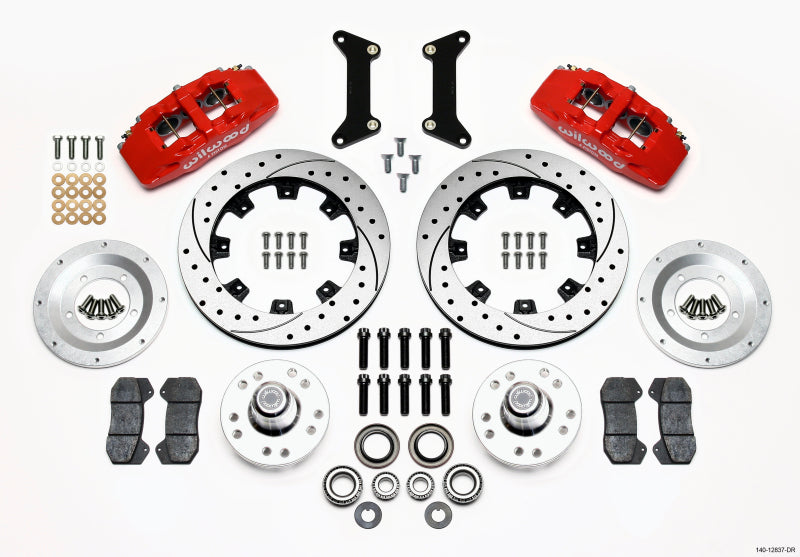 Front Brake Kit 80-87 GM G-Body 6 Piston Caliper