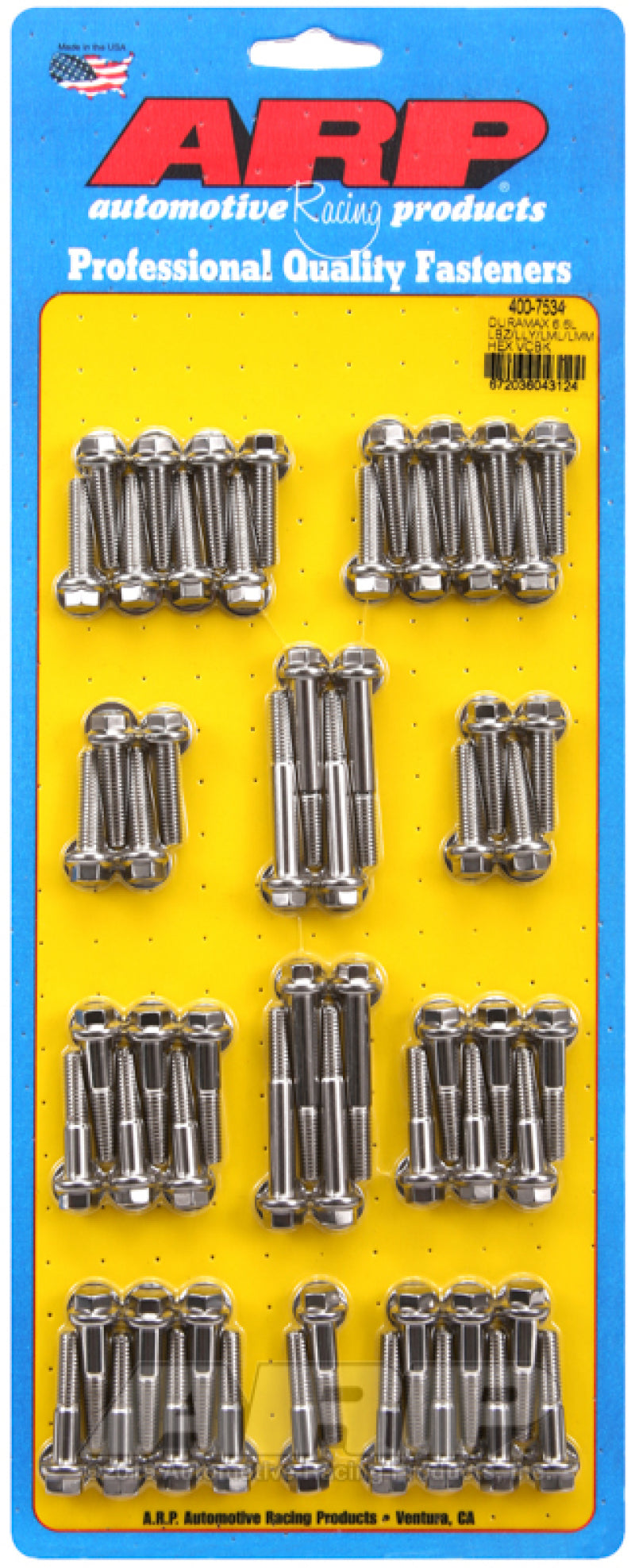 Valve Cover Bolt Kit 6pt GM Duramax 6.6L