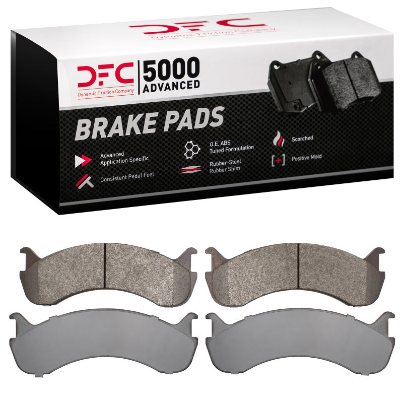 DFC 98-25 Beaver Motorcoach Monterey Rear/Front 5000 Advanced Semi Metallic Brake Pads