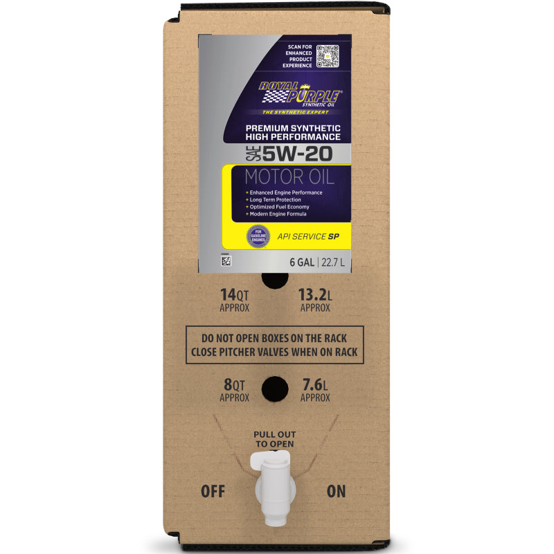Multi-Grade Motor Oil 5w20 SAE 6 Gallon Box