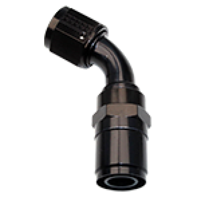 #10 Race-Rite Crimp-On Hose End 45-Degree