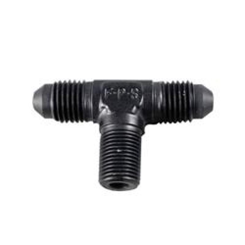 4an Tee 1/8 MPT On The Side - Black