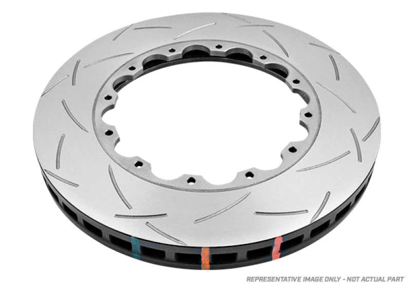 DBA 08-15 Mitsubishi Lancer Evo X T3 5000 Series Front Slotted Rotor w/NAS Nuts