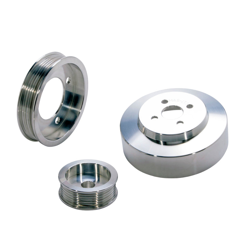 3pc. Aluminum Pulley Kit - 94-95 Mustang 5.0L