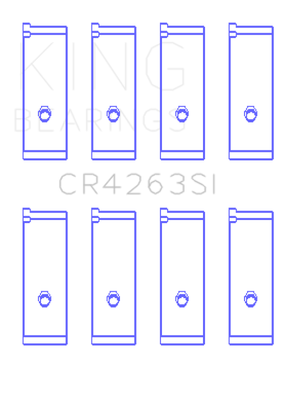 King Engine Bearings Toyota 1ZZ-FE Rod Bearing Set - Size STD