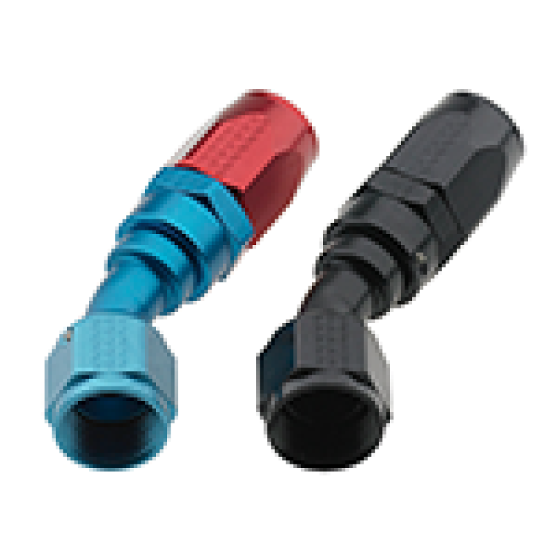 Hose Fitting #6 30 Deg Pro-Flow Black