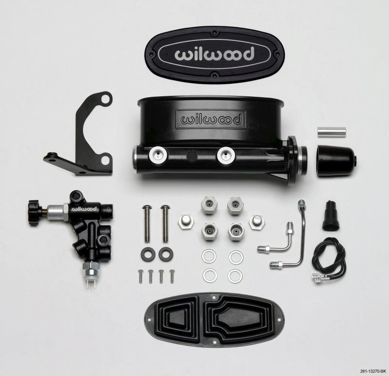 Alum Tandem M/C Kit w/ Brkt & Prop Valve 1.12in