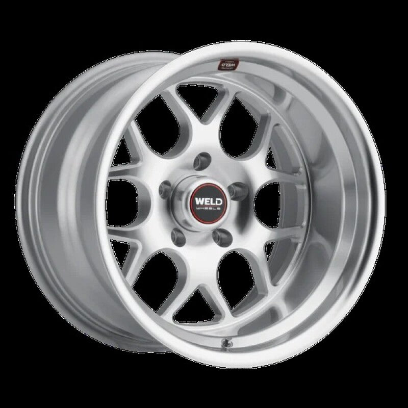 Weld Solana 22x12 / 5x127 BP / ET-57 / 78.1mm Bore - Gloss Silver Machined Wheel