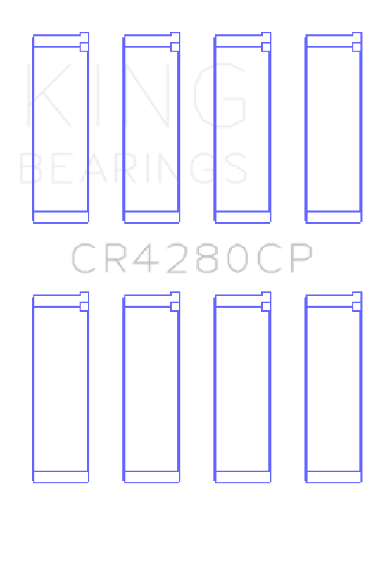 King Engine Bearings Subaru EJ20/EJ22/EJ25 (Incl. Turbo) Connecting Rod Bearing Set - Size STD