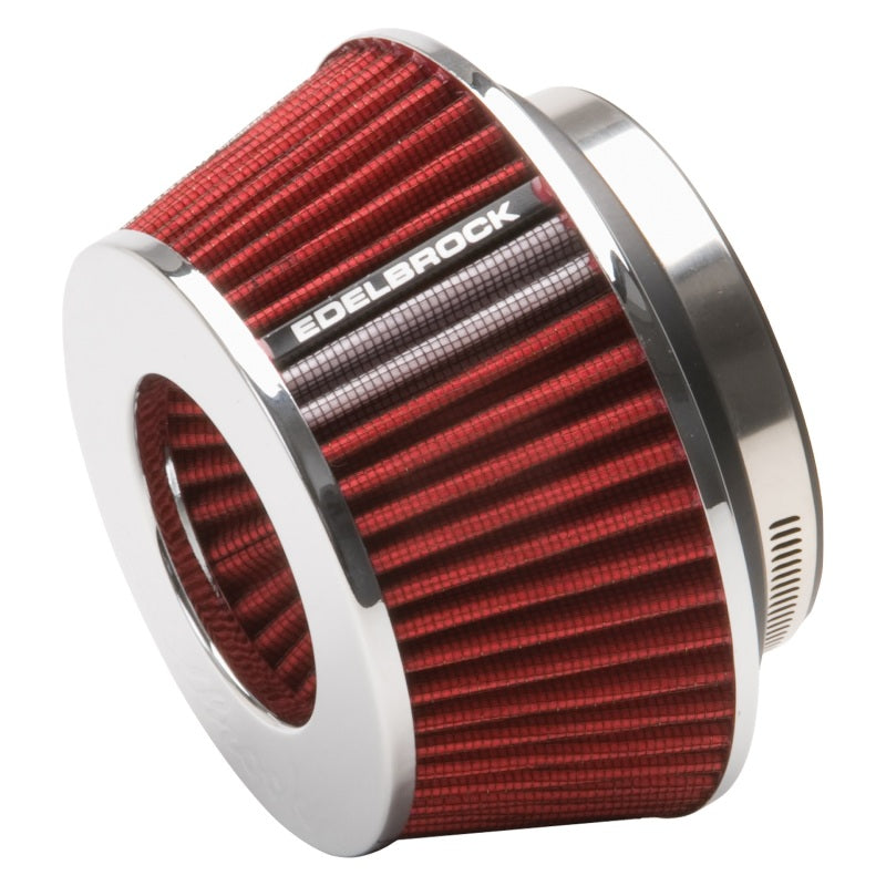 Pro-Flo Air Filter Cone 3.70 Tall Red/Chrome