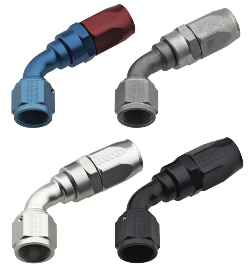 Hose Fitting #8 60 Degr Black