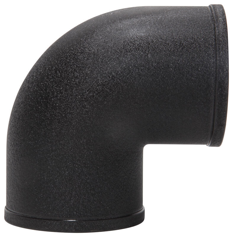 3in 90 Degree Elbow Tube Black