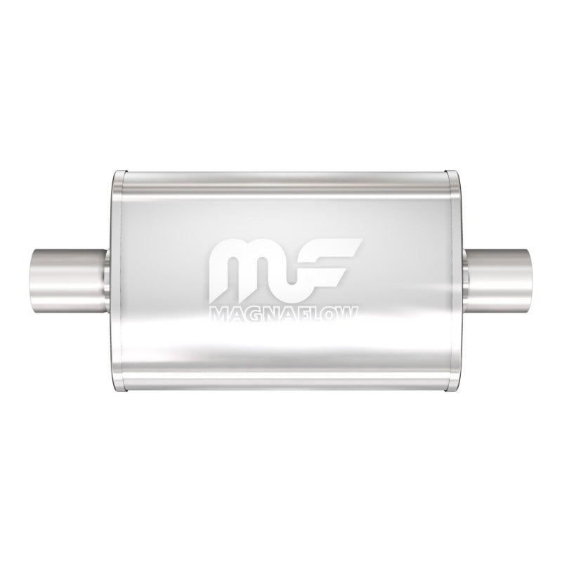 Stainless Muffler 3in Center In/Out
