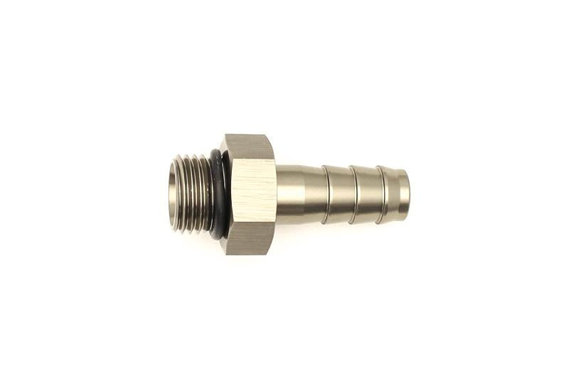 DeatschWerks 6AN ORB Male To 3/8in. Male Triple Barb Fitting (Incl. O-Ring)
