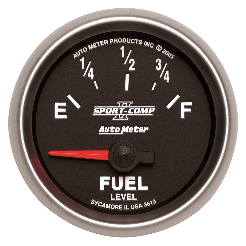 2-1/16in S/C II Fuel Level Gauge 0-90ohms
