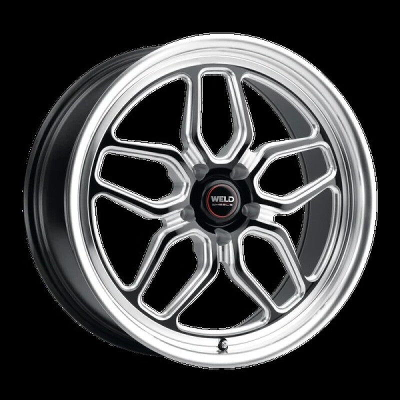 Weld Racing 17x10 Laguna Drag 5x115 ET30 BS6.68 Gloss BLK MIL DIA 78.1