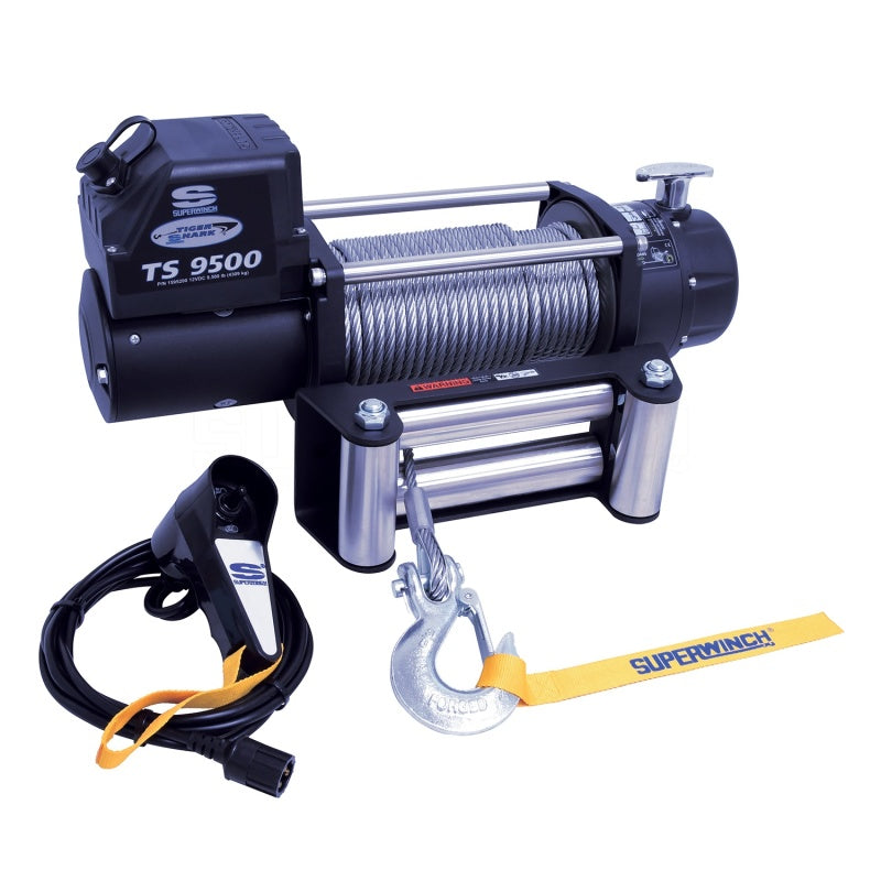 9500# Winch w/Roller Fairlead & 12ft Remote
