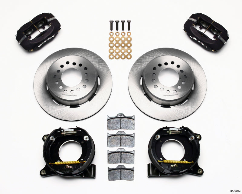 63-87 GM C10 P/U Rear Brake Kit Black Caliper
