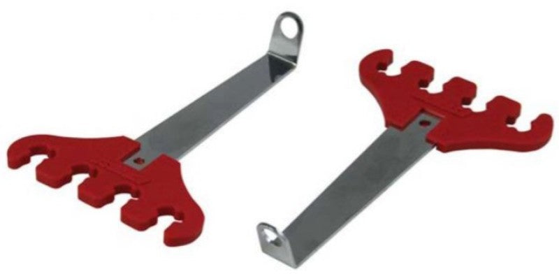 Four Hole Wire Looms Red