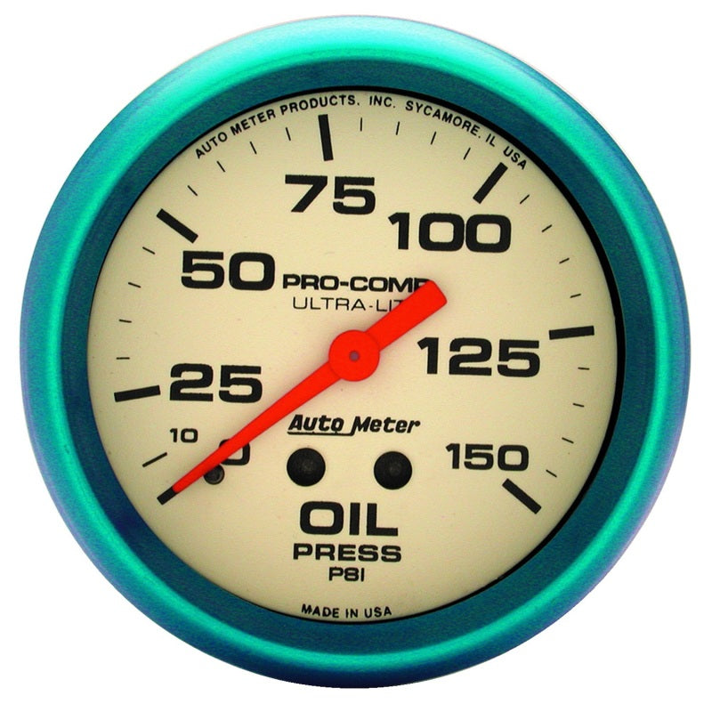 2-5/8 Ultra-Nite Oil Press. Gauge 0-150psi