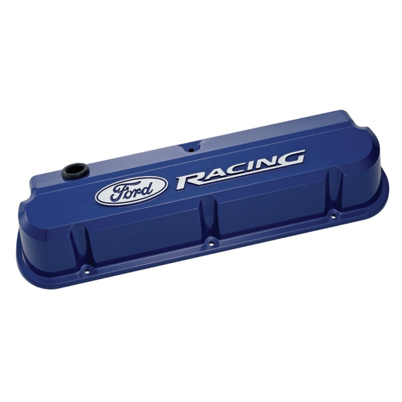 Slant Edge Valve Cover Set w/Ford Racing Logo