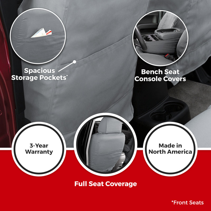 Covercraft 2024+ Toyota Corolla Cross Endura Waterproof SeatSaver 2nd Row Seat Covers - Black