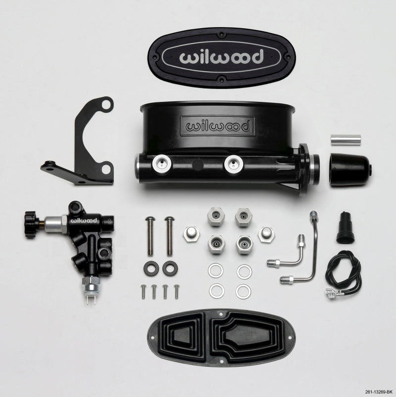 Alum Tandem M/C Kit w/ Brkt & Prop Valve 1in