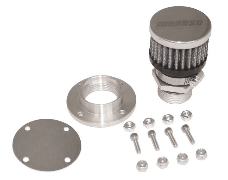 Valve Cover Breather Kit Bolt In Style - Aluminum