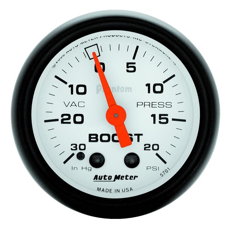 2-1/16in Phantom Boost / Vacuum Gauge