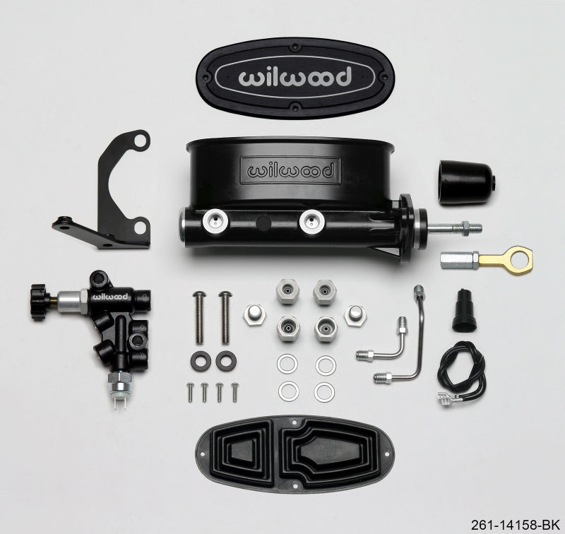 Alum. Tandem M/C Kit w/ Brkt Prop Valve 15/16in