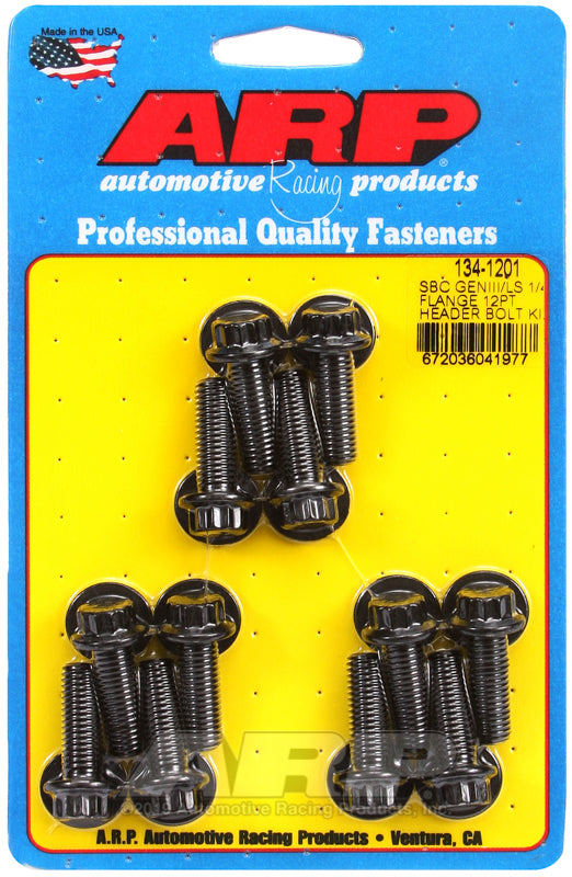 Header Bolt Kit - 12pt. GM LS