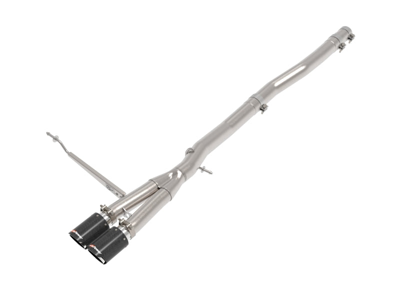 aFe 14-24 Mini Cooper S MACH Force-Xp 3in to 2-1/2in 304SS Cat-Back Exhaust w/ Carbon Fiber Tip