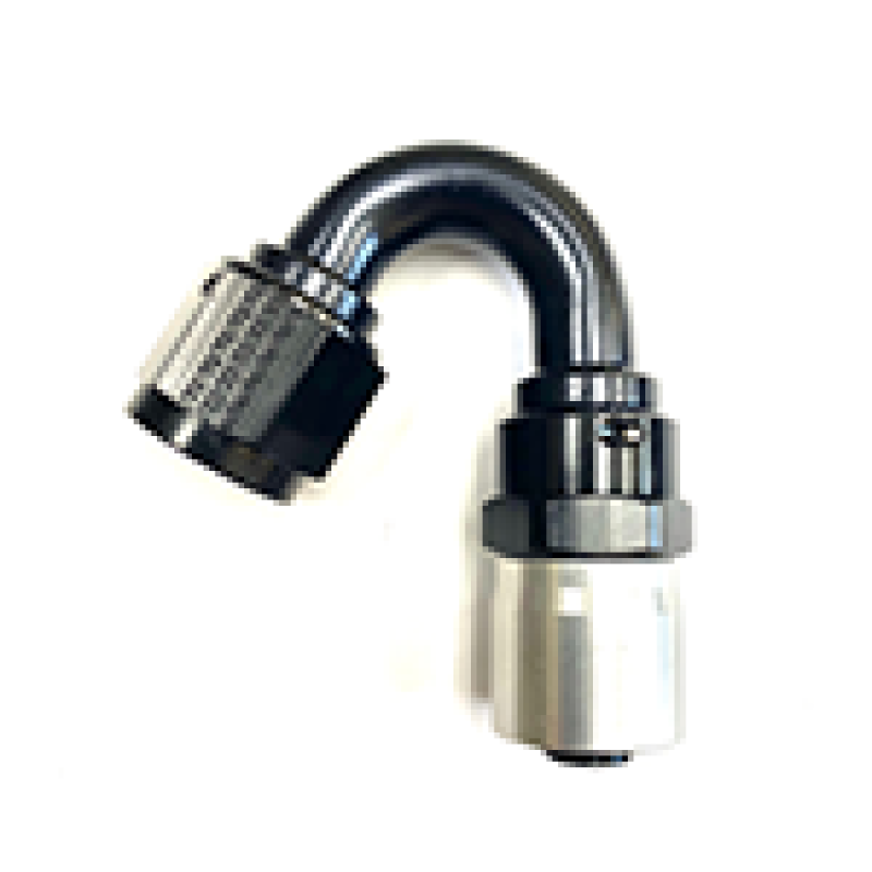 #12 150-Deg Crimp Hose Fitting
