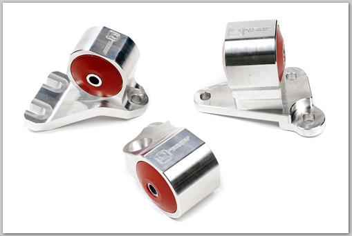 Innovative 90-91/92-93 Acura Integra GS-R Silver Aluminum Billet Mount Kit 60A Bushings (Cable)