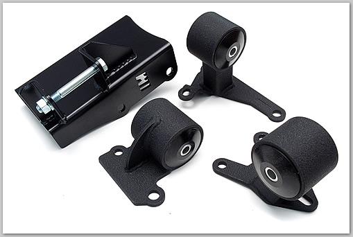 Innovative 94-01 Integra H-Series Black Steel Mounts 75A Bushings