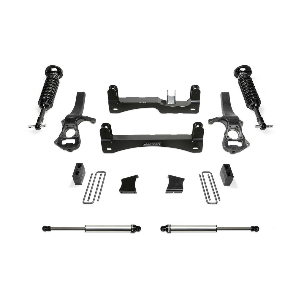 Fabtech 6" PERF SYS W/DL 2.5 & 2.25 2019 GM C1500 P/U