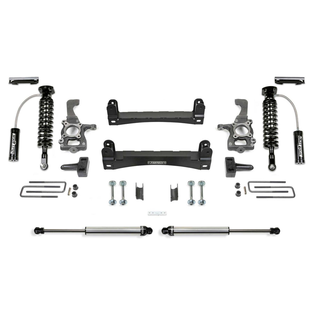 Fabtech 4" PERF SYS W/ 2.5 RESI & 2.25 2015-20 FORD F150 2WD