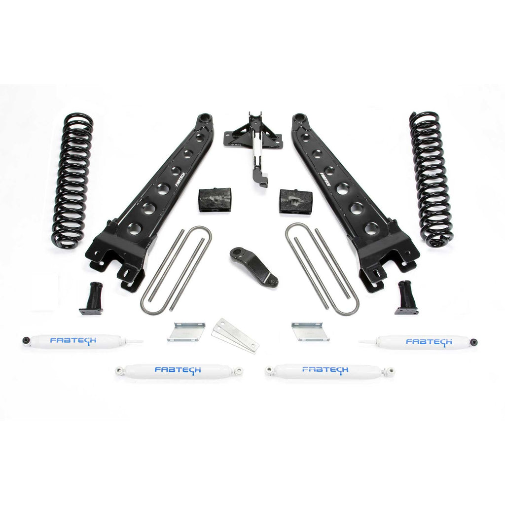 Fabtech 6" RAD ARM SYS W/COILS & PERF SHKS 19-20 FORD F450/F550 4WD DIESEL