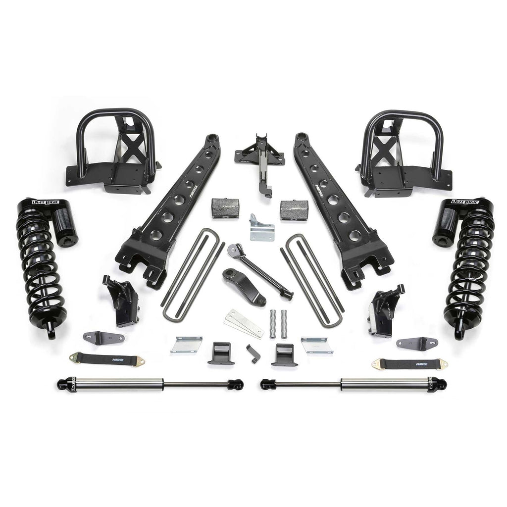 Fabtech 6" RAD ARM SYS W/DLSS 4.0 C/O& RR DLSS 2011-16 FORD F350/450 4WD 8 LUG