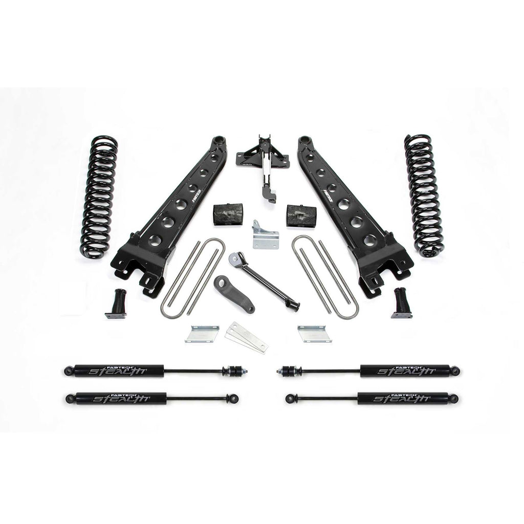 Fabtech 6" RAD ARM SYS W/COILS & STEALTH 2011-13 FORD F450/550 4WD 10 LUG