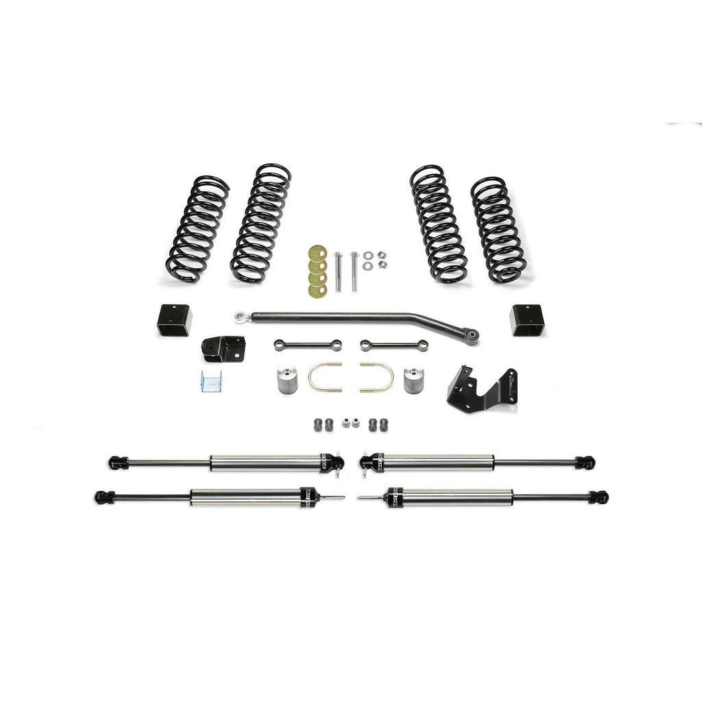 Fabtech 3" SPORT II SYSTEM W/DLSS SHKS 2007-18 JEEP JK 2-DOOR