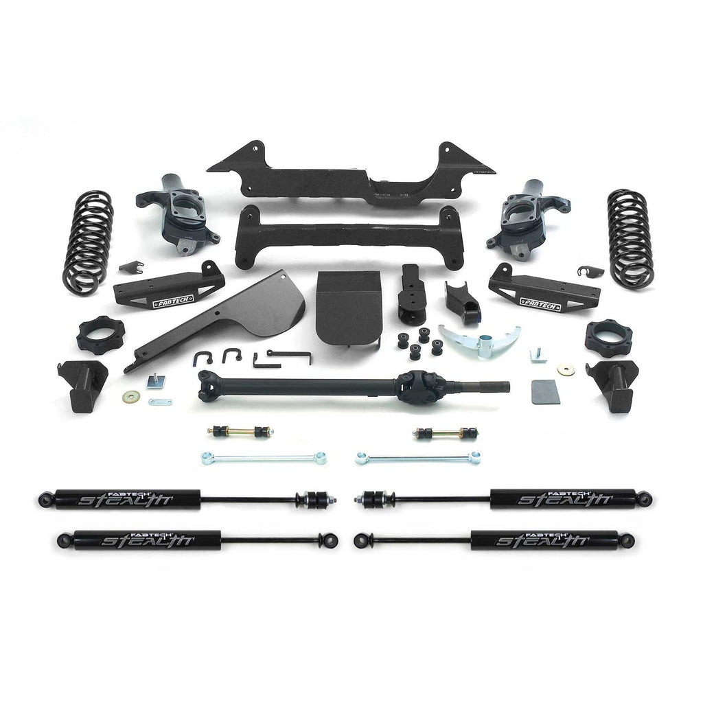 Fabtech 6" PERF SYS W/STEALTH 03-08 HUMMER H2 SUV/SUT 4WD W/RR COIL SPRINGS