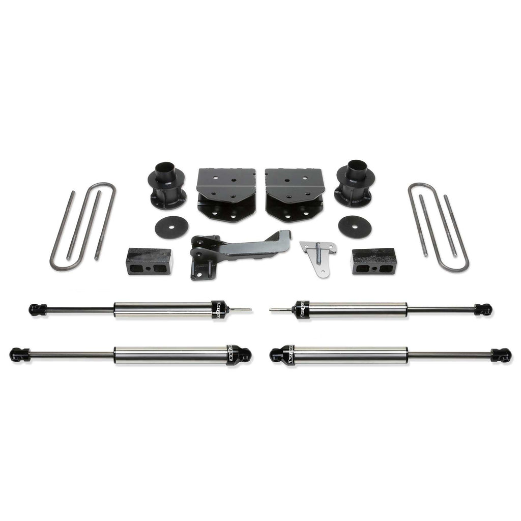 Fabtech 4" BUDGET SYS W/DLSS SHKS 2005-07 FORD F250/350 4WD