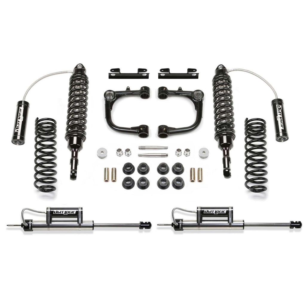 Fabtech 3" UCA SYS W/DL 2.5 C/O W/DL RESI RR SHKS 2010-22 TOYOTA 4RUNNER 4WD W/O KDSS