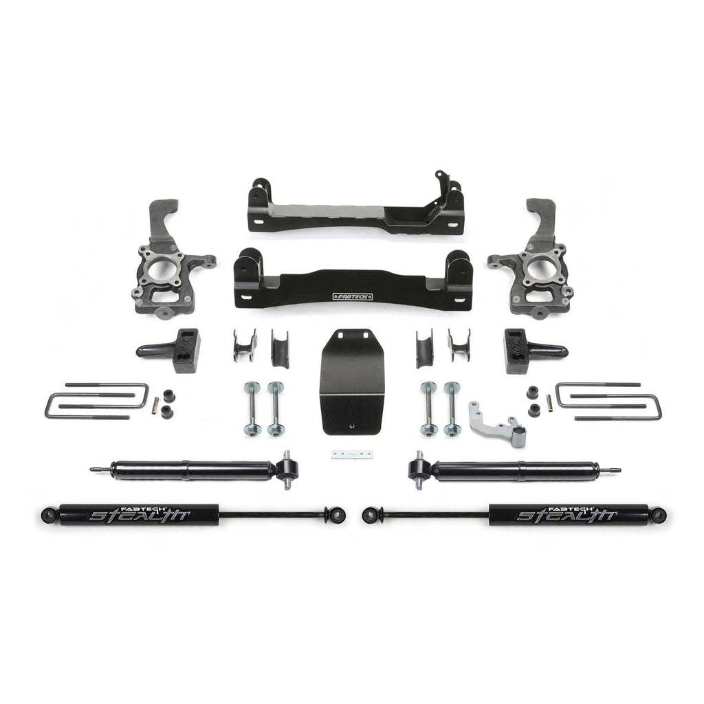 Fabtech 4" BASIC SYS W/ RR STEALTH 2015-20 FORD F150 4WD