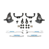 Fabtech 3.5 in. ULTIMATE SYS W/PERF SHKS 2011-19 GM C/K2500HD/3500HD