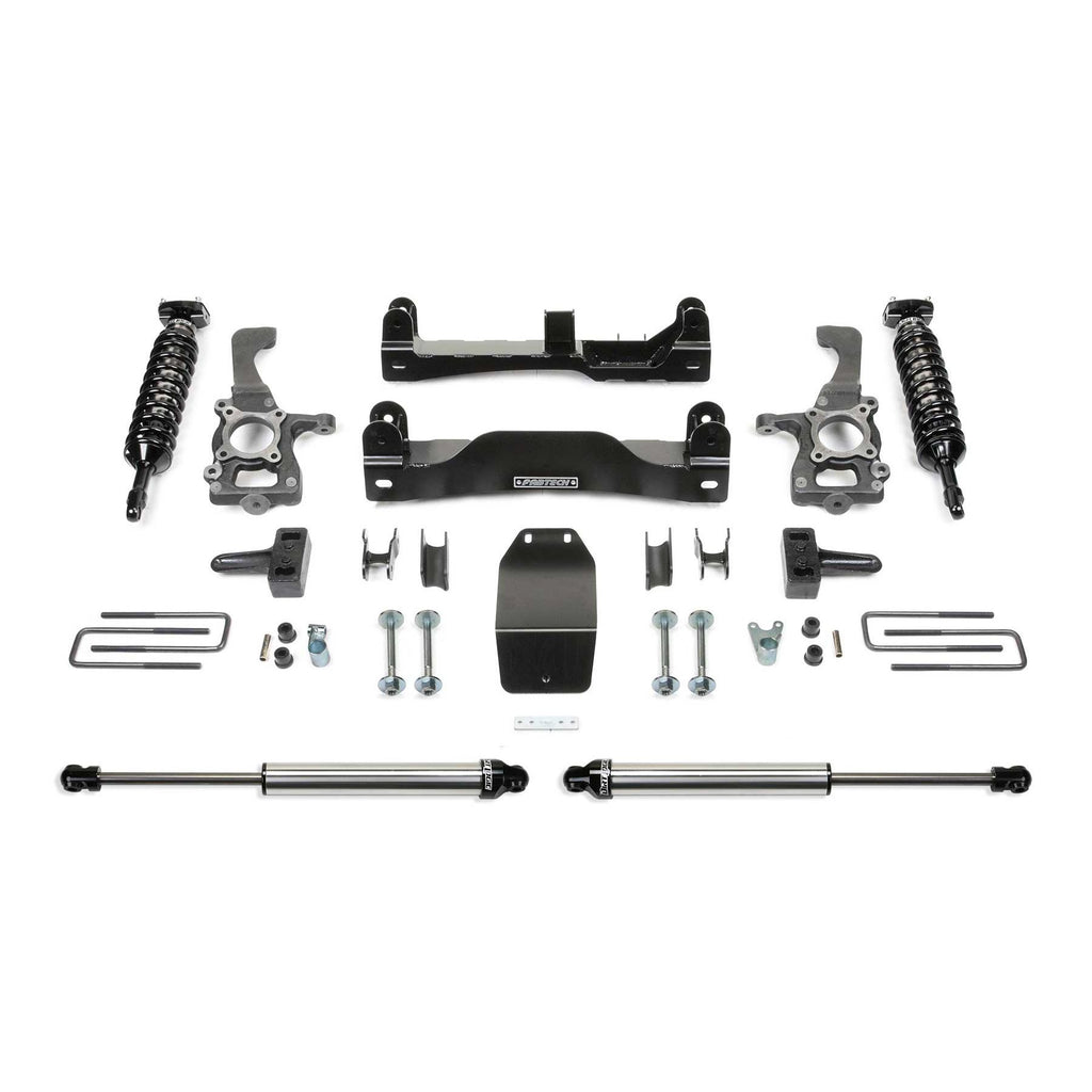 Fabtech 4" PERF SYS W/ DLSS SHKS 09-13 FORD F150 4WD