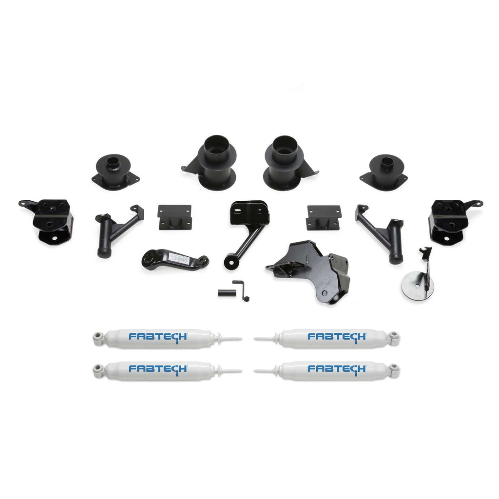 Fabtech 5" BASIC KIT W/PERF SHKS 2019-21 RAM 2500 4WD