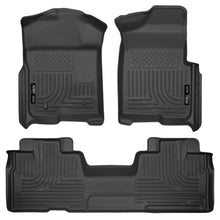 Load image into Gallery viewer, Husky Weatherbeater Front &amp; 2nd Seat Floor Liners (Footwell Coverage) 98341